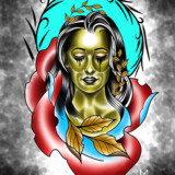 Long Live Tattoo and Gallery. Tattoo shop in LaGrange, GA. long live tattoo and gallery art lady art